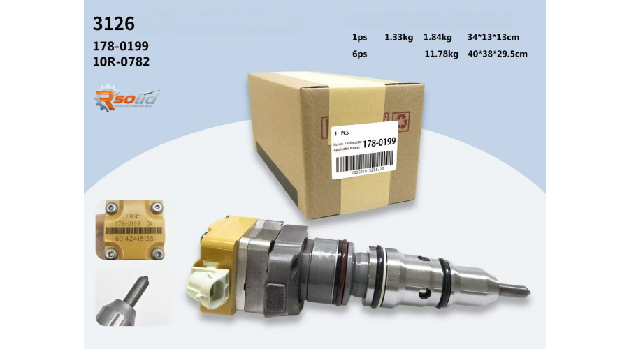 178-0199 Hydraulic Electronic Unit Injector for Caterpillar 3126 Diesel Engine